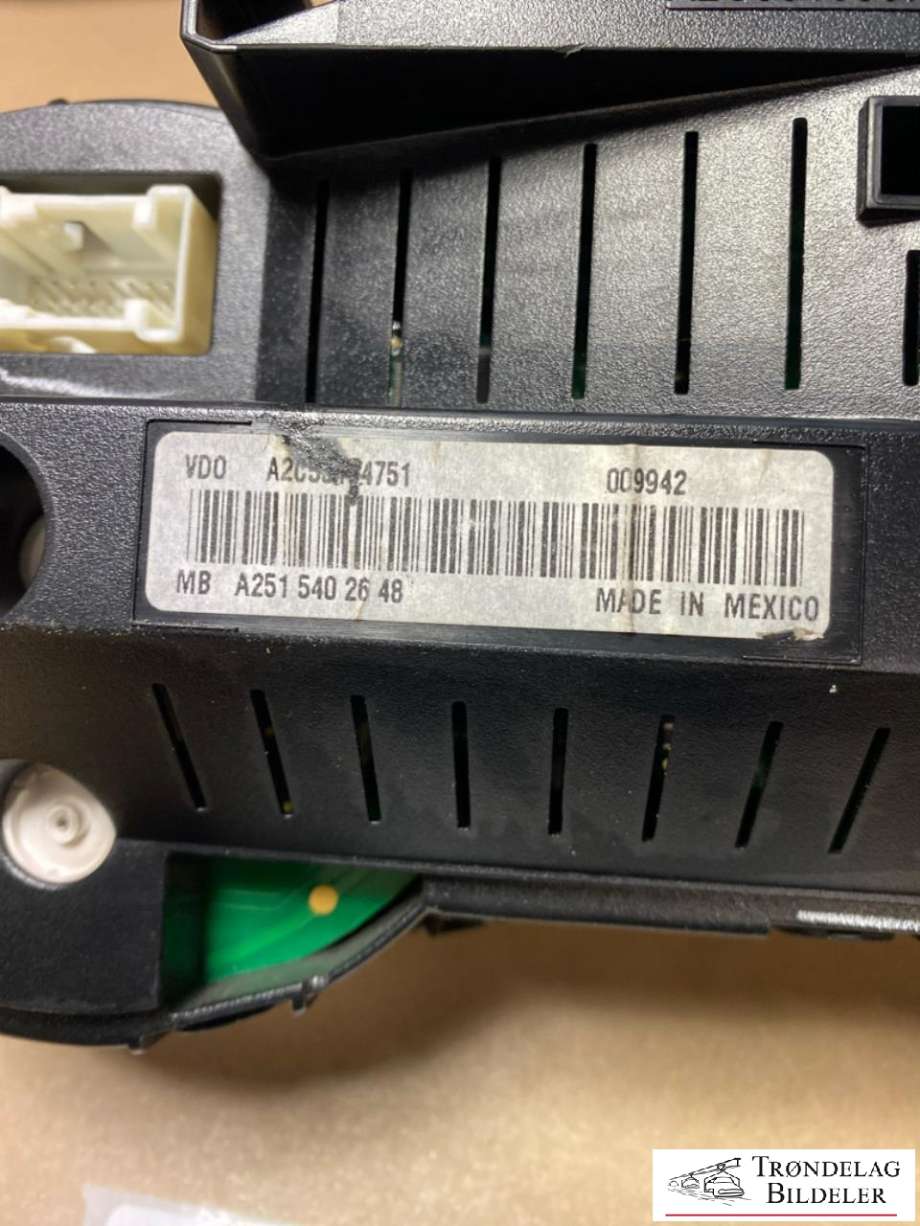 Speedometer til Mercedes R-Klasse 2006-2013 (W251) (W251) (A2515402648|)