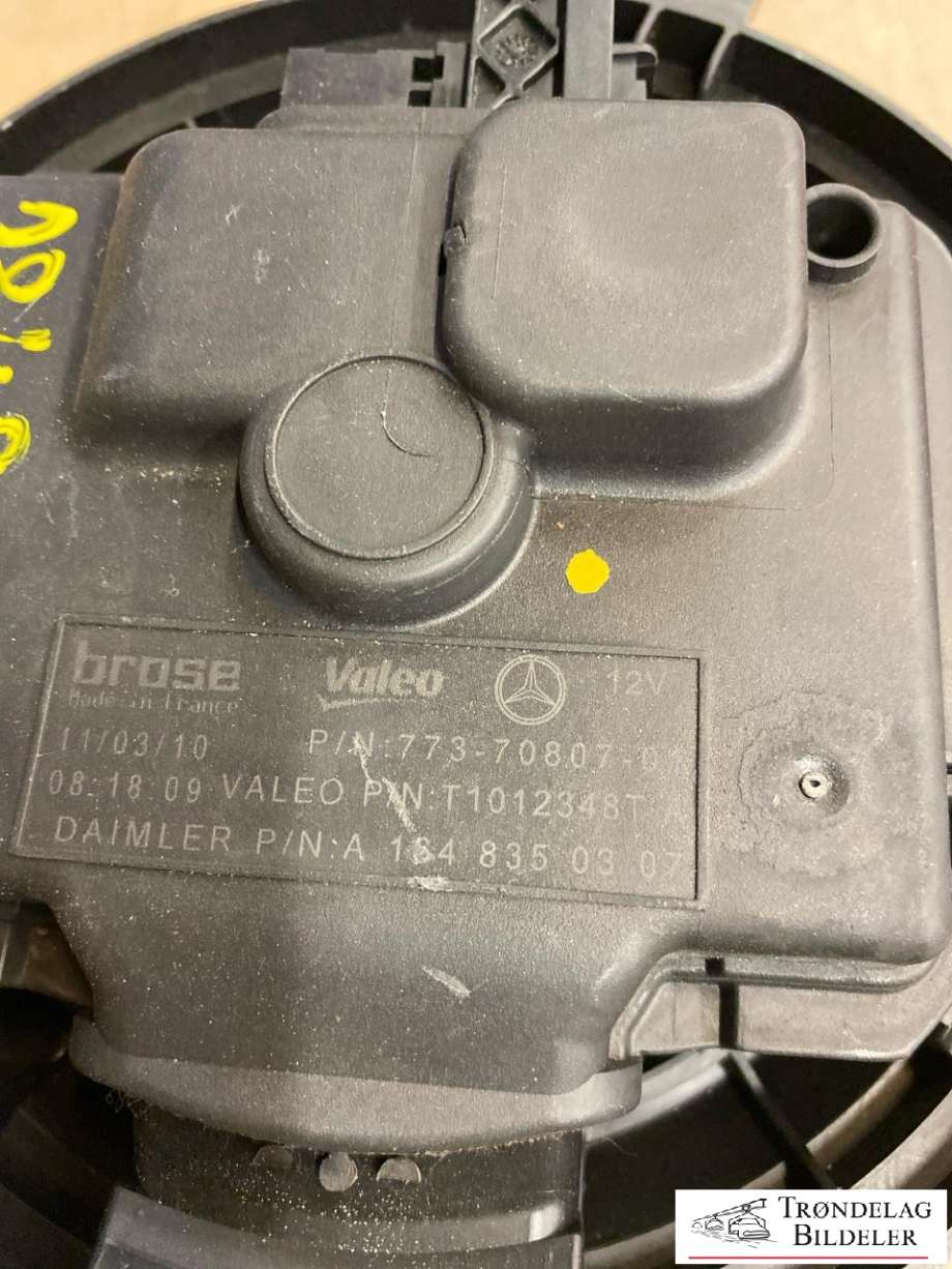 Varmeapparat motor til Mercedes R-Klasse 2006-2013 (W251) (W251) (A 164 835 00 07|A1648350307|A1648350507)