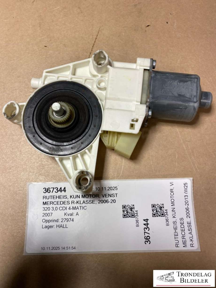 Ruteheis, kun motor, venstre bak til Mercedes R-Klasse 2006-2013 (W251) (W251) (A2518200108|)