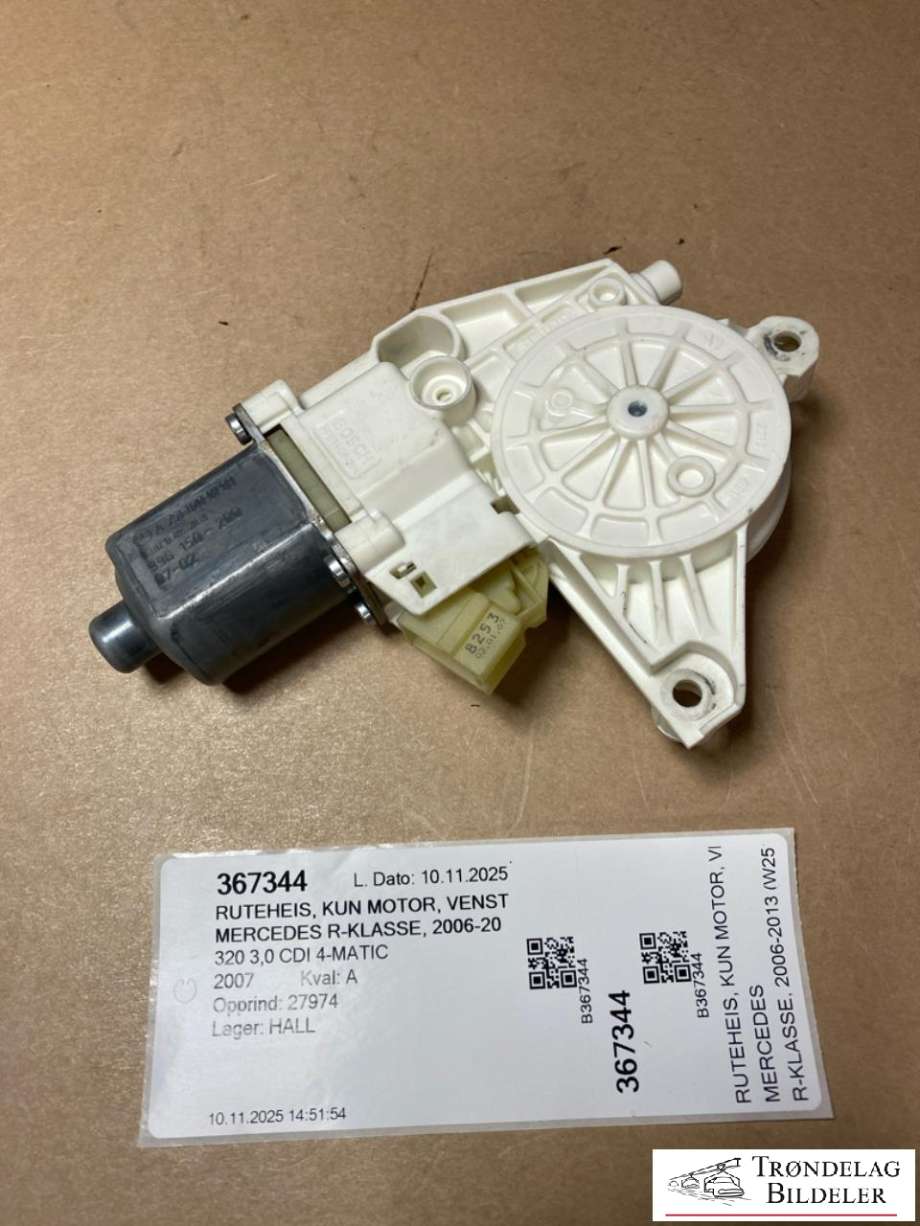Ruteheis, kun motor, venstre bak til Mercedes R-Klasse 2006-2013 (W251) (W251) (A2518200108|)