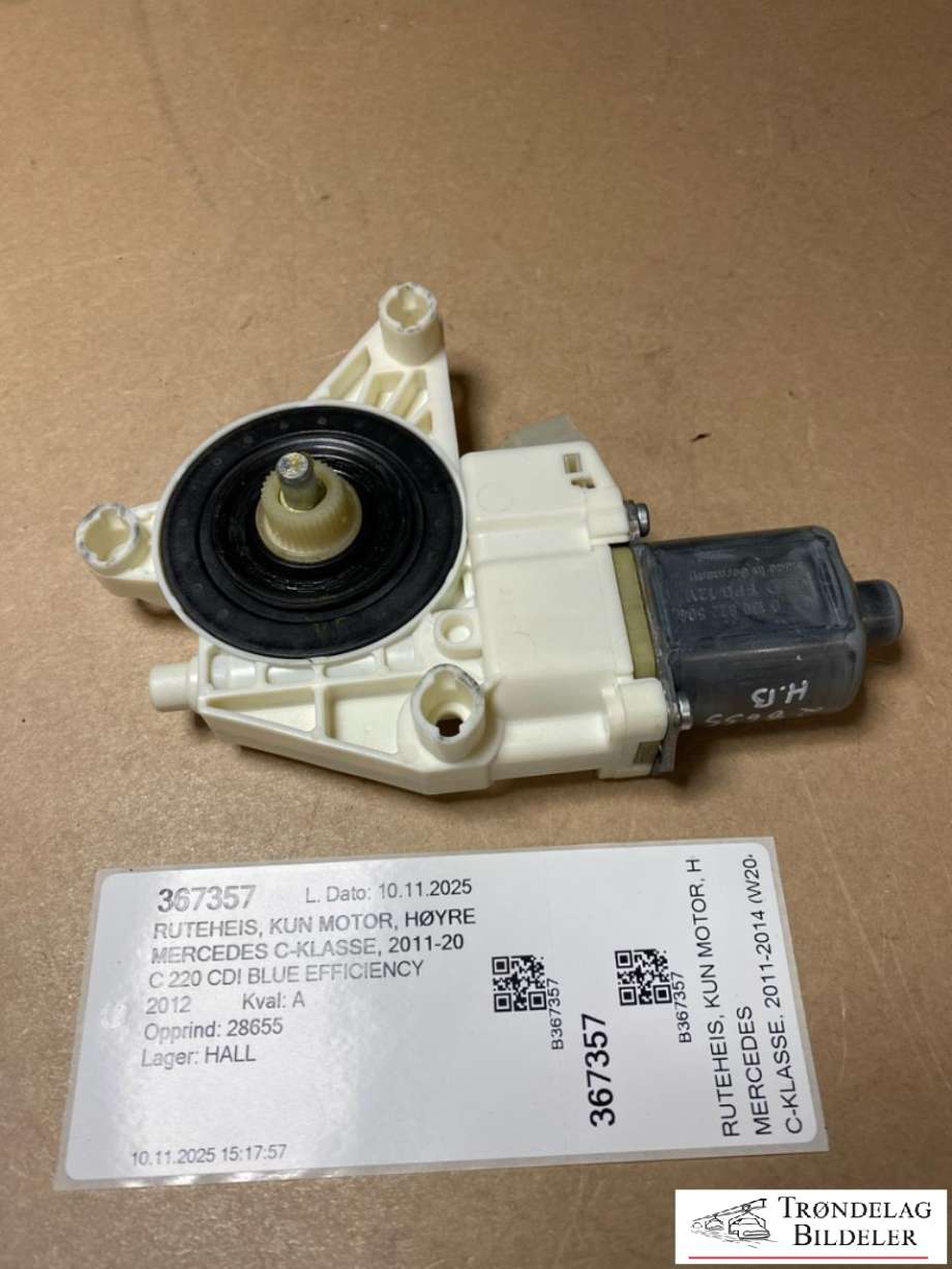 Ruteheis, kun motor, høyre bak til Mercedes C-Klasse 2011-2014 (Fase 2) (W204) (W204) (A2048200642|)