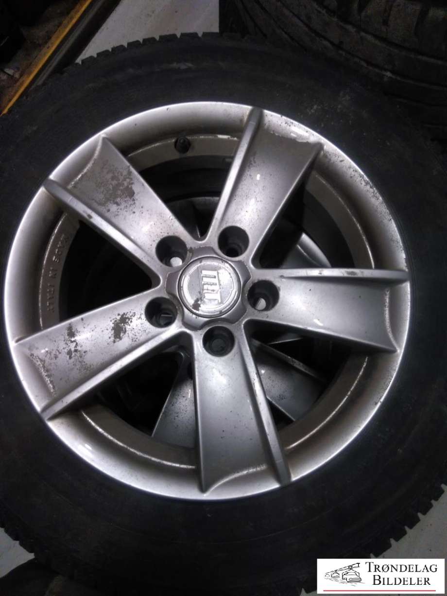 Hjulsett aluminium vinter til VW Golf Sportsvan 2014-2018  (CONTINENTAL|195/65 R15| 95T| 7X15| 5X112/ET45/CB57|1MM|6 MM MØNSTERDYBDE|PROD 33/2022)