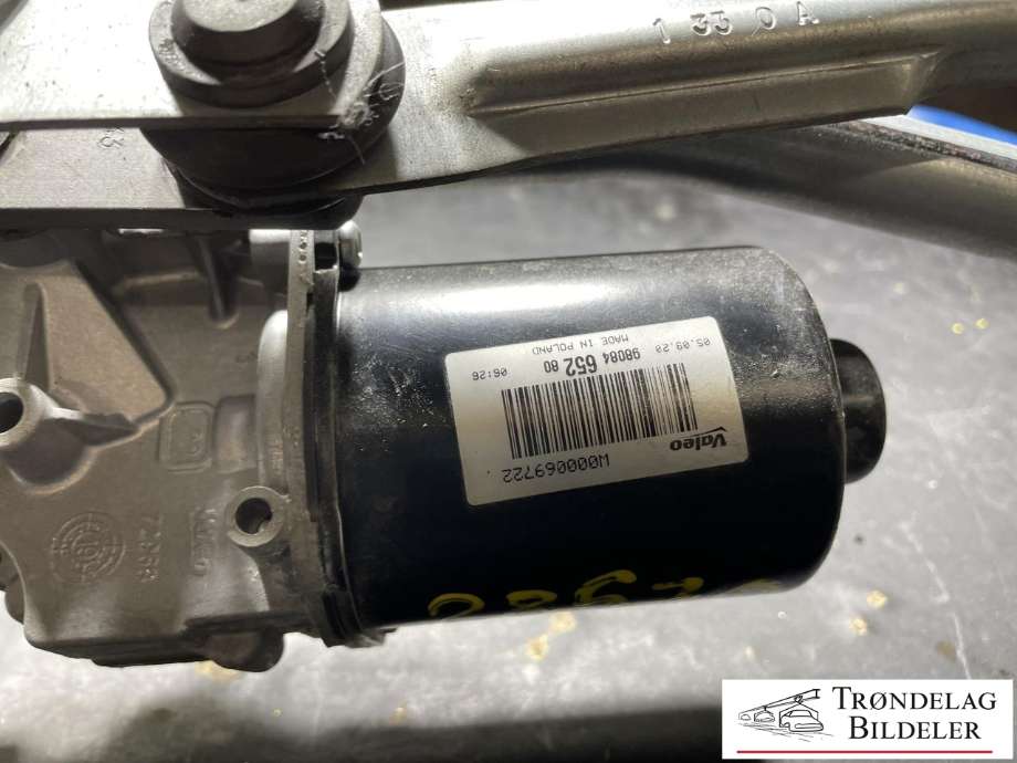 Viskermotor frontrute komplett m/overføring til Peugeot Expert 2016-->> (Type III)  (9808465280|W000067049|)