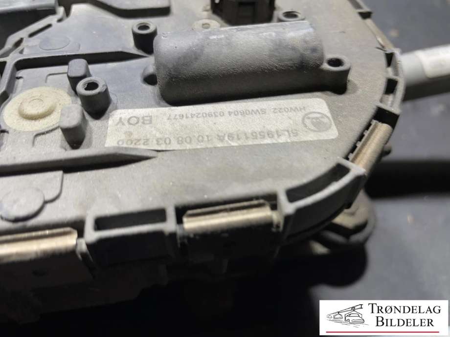 Viskermotor frontrute komplett m/overføring til Škoda Yeti 2009-2013 (Fase 1) (5L1955023|5L1955023A|)