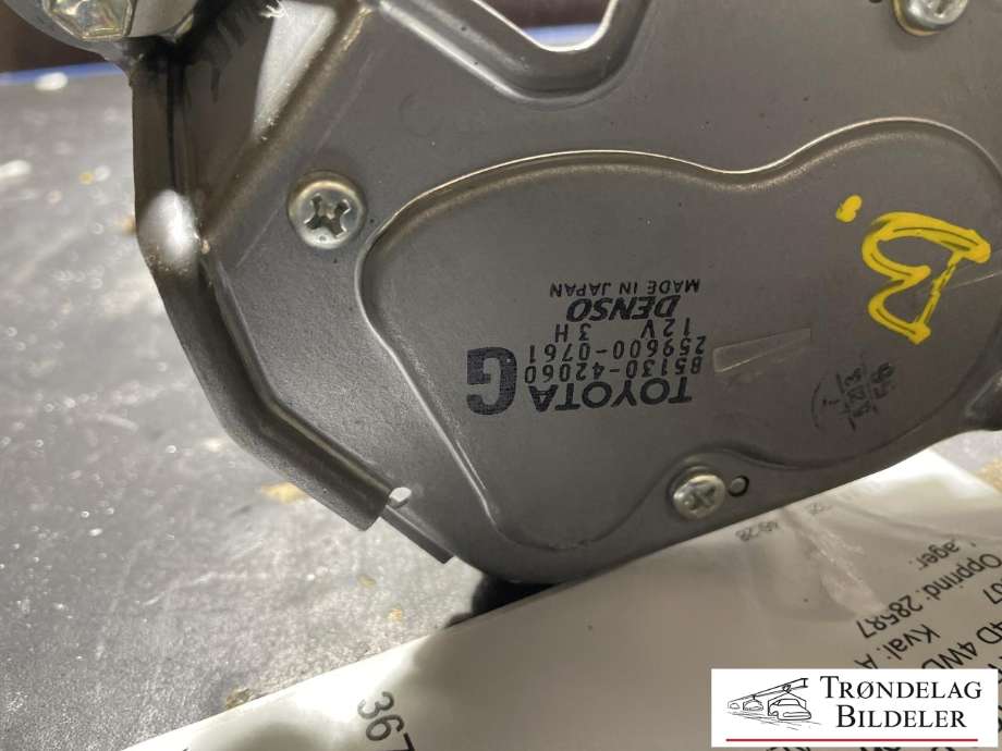 Viskermotor bakrute til Toyota RAV4 2006-2009 (Type III, Fase 1)  (85130-42060|85130-42061|259600-0761)