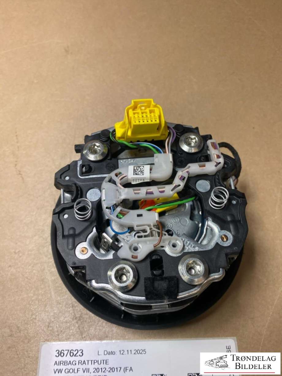 Airbag rattpute til VW Golf VII 2012-2017 (Fase 1)  (5G0 880 201 J|5G0 880 201 J  81U|5G0 880 201 AC HVF)