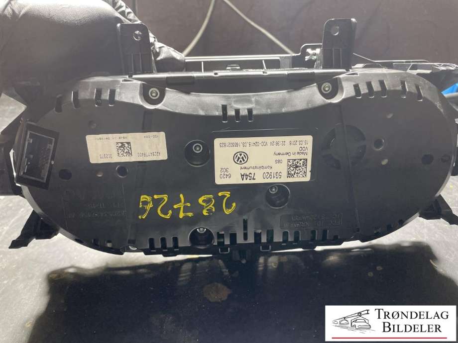Instrumentpanel til VW Golf VII 2012-2017 (Fase 1)  (5G1920754A|)