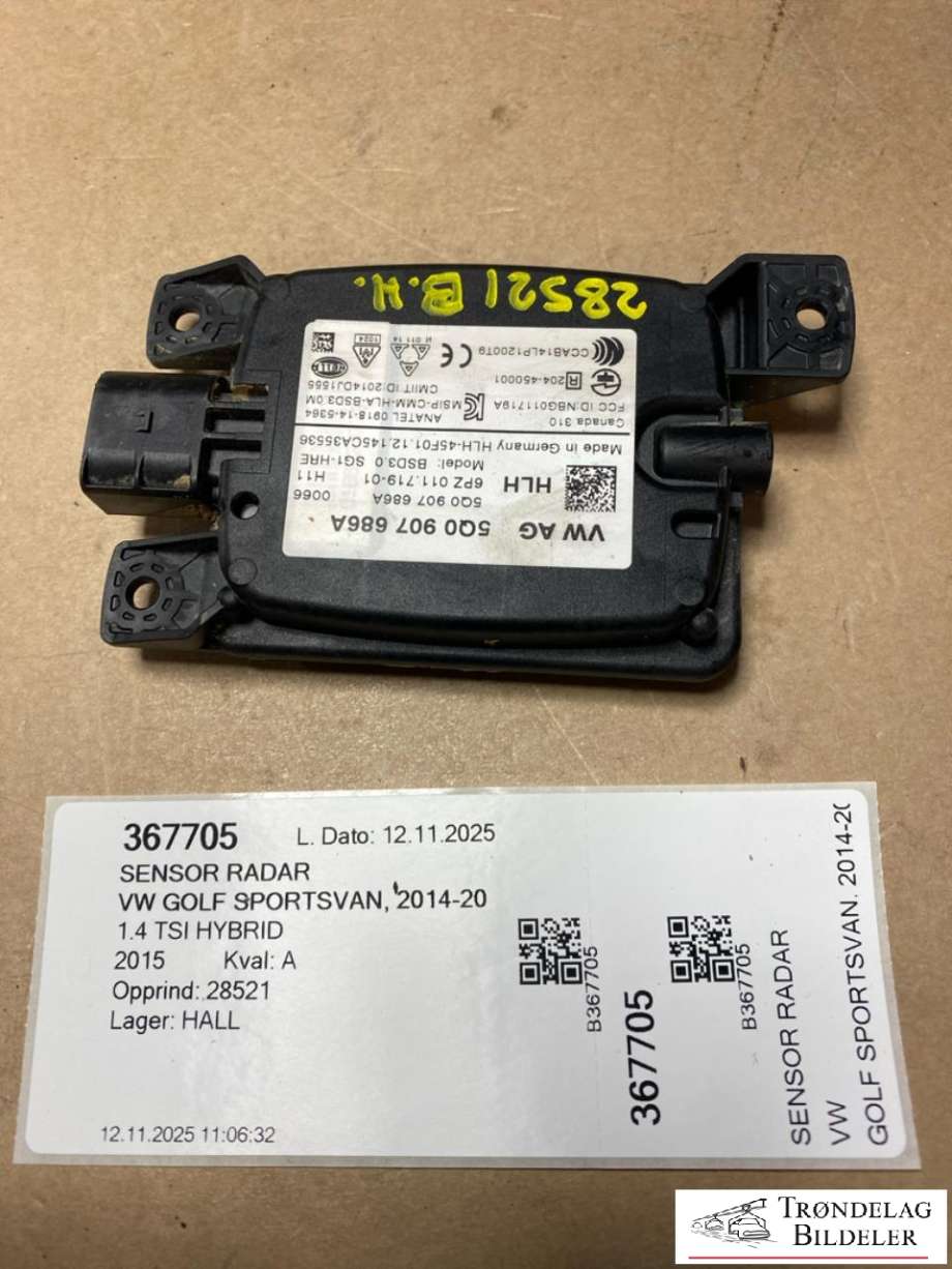 Sensor radar til VW Golf Sportsvan 2014-2018  (5Q0907686A|)