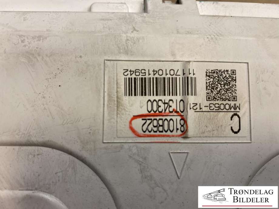 Instrumentpanel til Mitsubishi Outlander 2010-2012 (Type II, Fase 2) (8100B622|)
