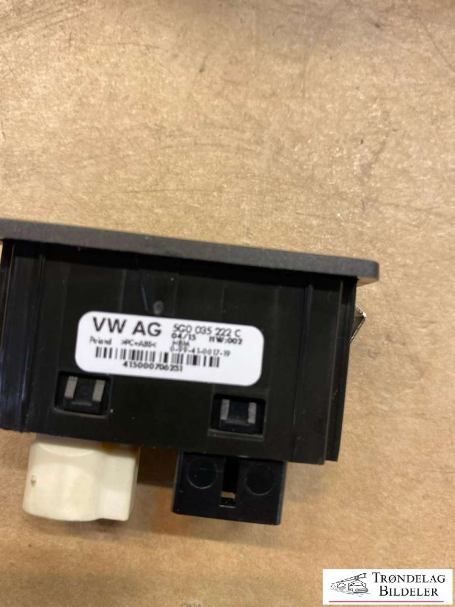 Bryter diverse til VW Golf Sportsvan 2014-2018  (5G0 035 222 C|5G0035222C|)