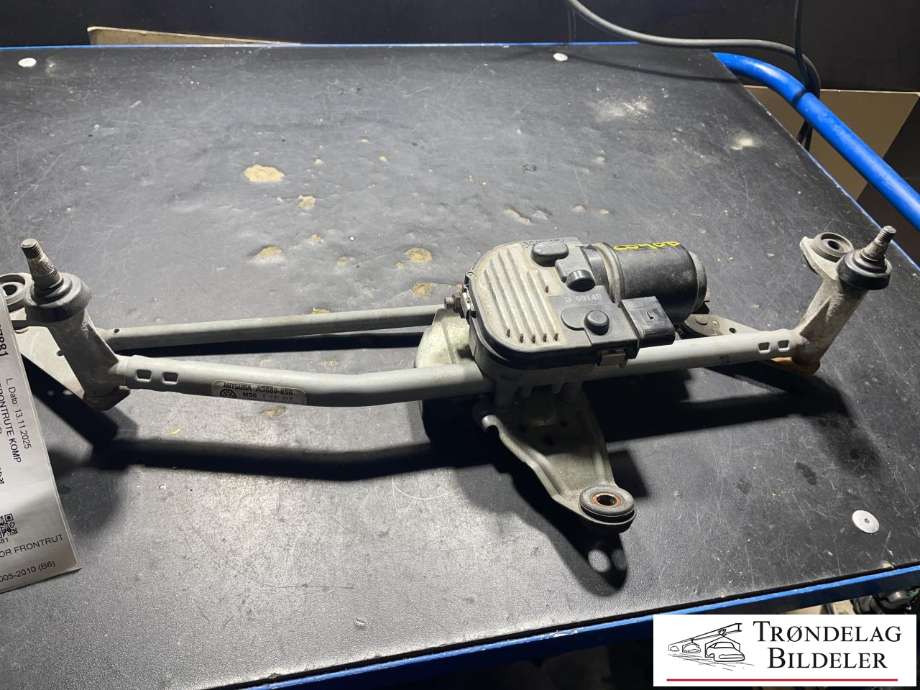 Viskermotor frontrute komplett m/overføring til VW Passat, 2005-2010 (B6) (B6) (3AB955023A|3AB955419)
