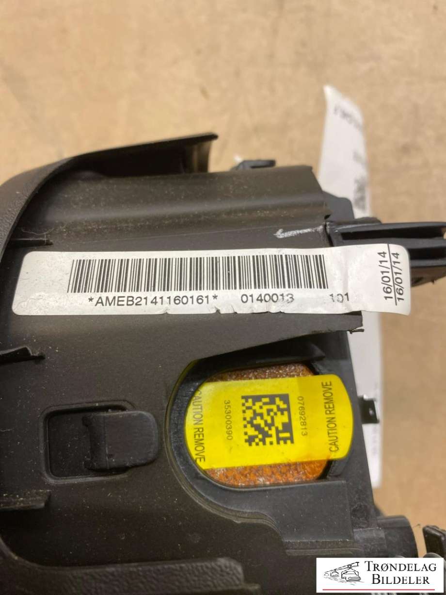 Airbag rattpute til Nissan Navara 2010-2015 (Fase 2) (D40) (D40) (98510EB302|)