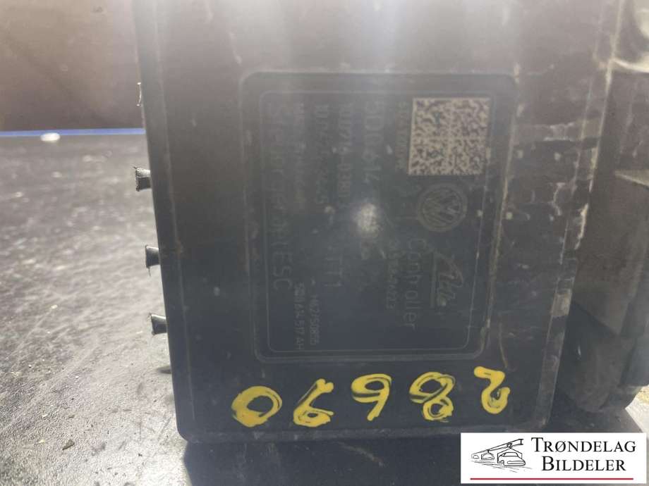 ABS sentral til Audi A3 2016-2020 (Type III, Fase 2)  (5Q0 614 517 BL|5Q0 614 517 BL BEF|5Q0 614 517 DB BEF)