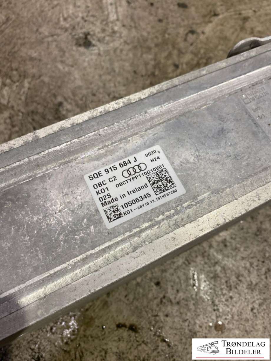 Batterilader (OBC - On Board Charger) til Audi e-tron 2018-->>  (5QE 915 684 J|)