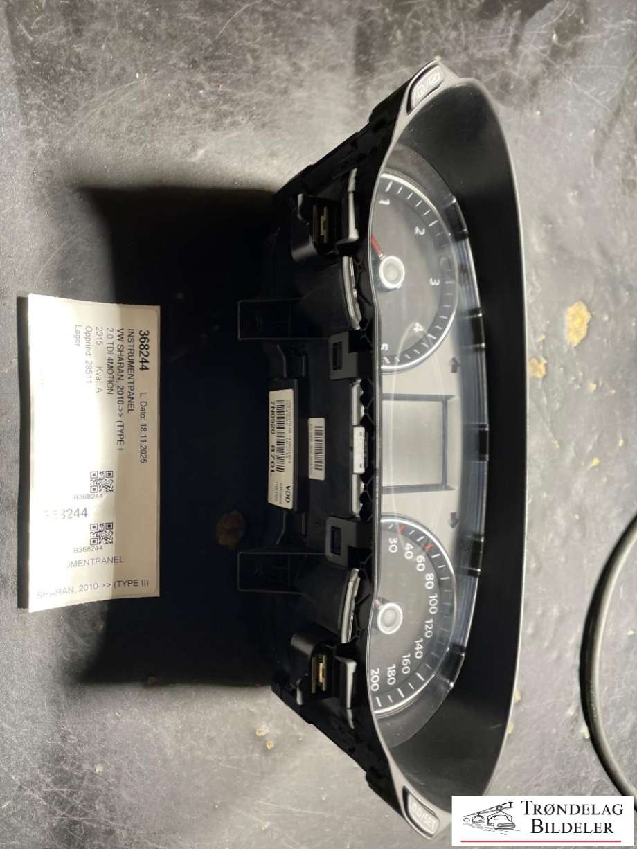 Instrumentpanel til VW Sharan, 2010-->> (Type II)  (7N0 920 870 L)
