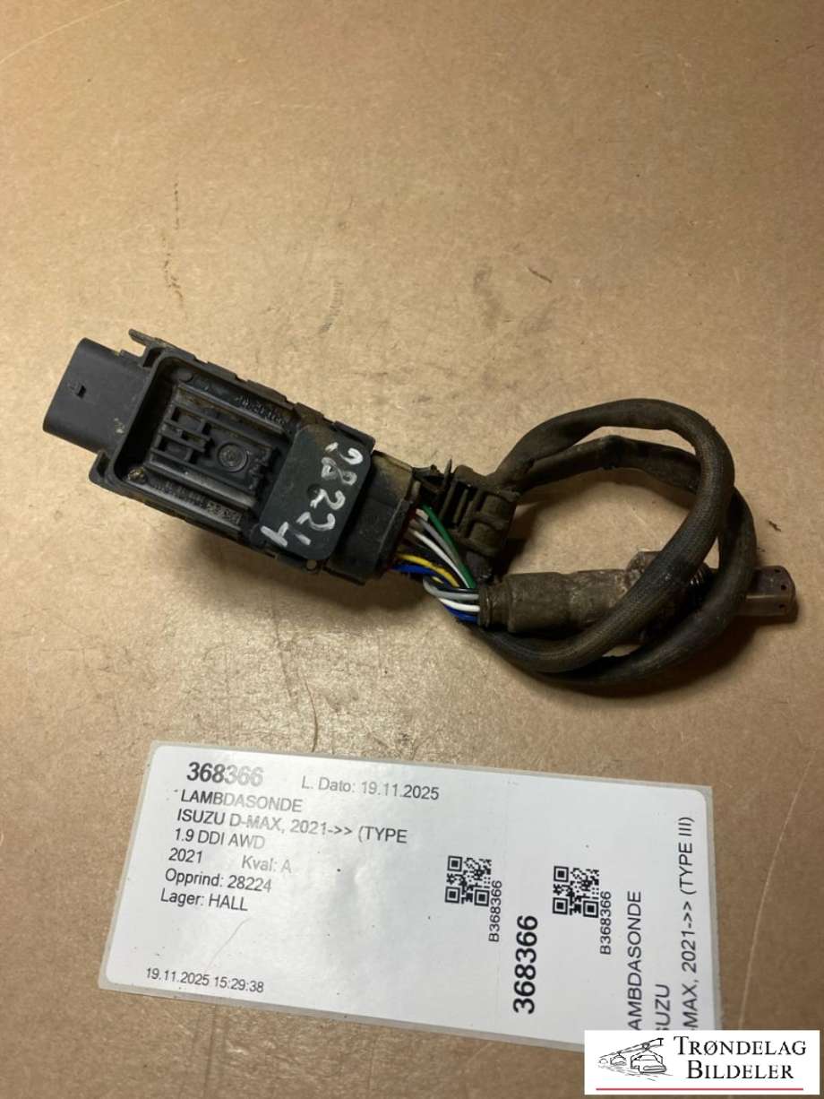 Lambdasonde til Isuzu D-Max 2021-->> (Type III)  (2265106612|)