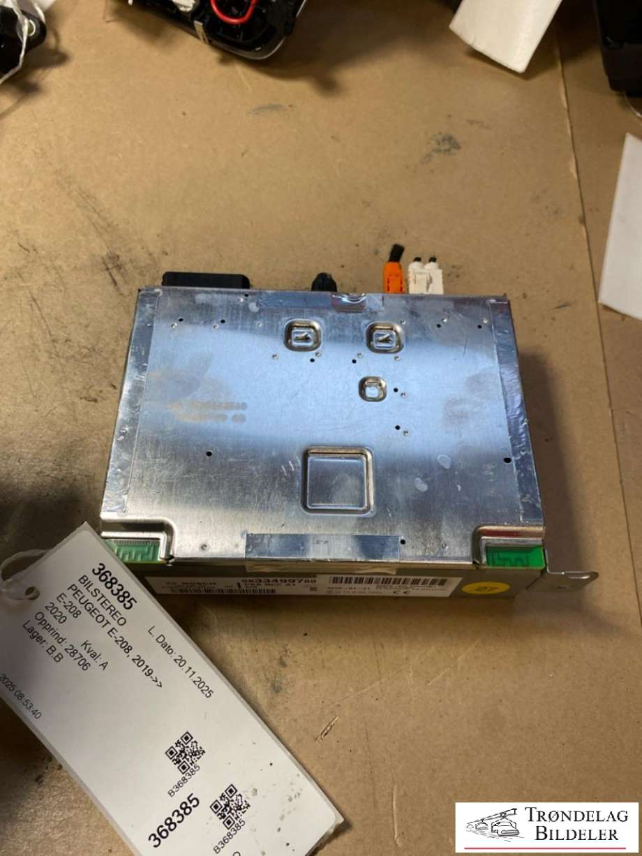 Bilstereo til Peugeot e-208, 2019-->>  (9833499780)