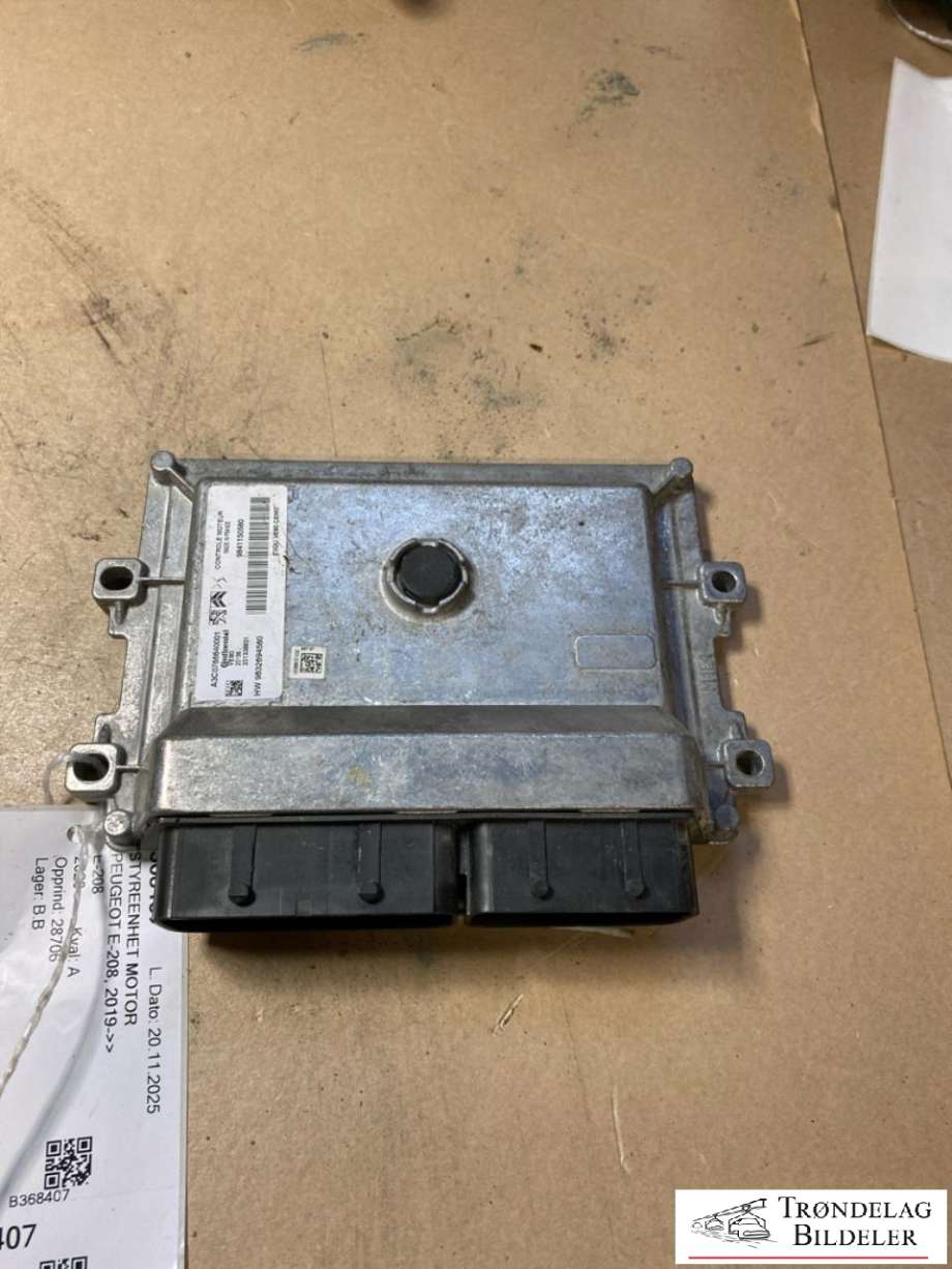 Styreenhet motor til Peugeot e-208, 2019-->>  (9832694580)