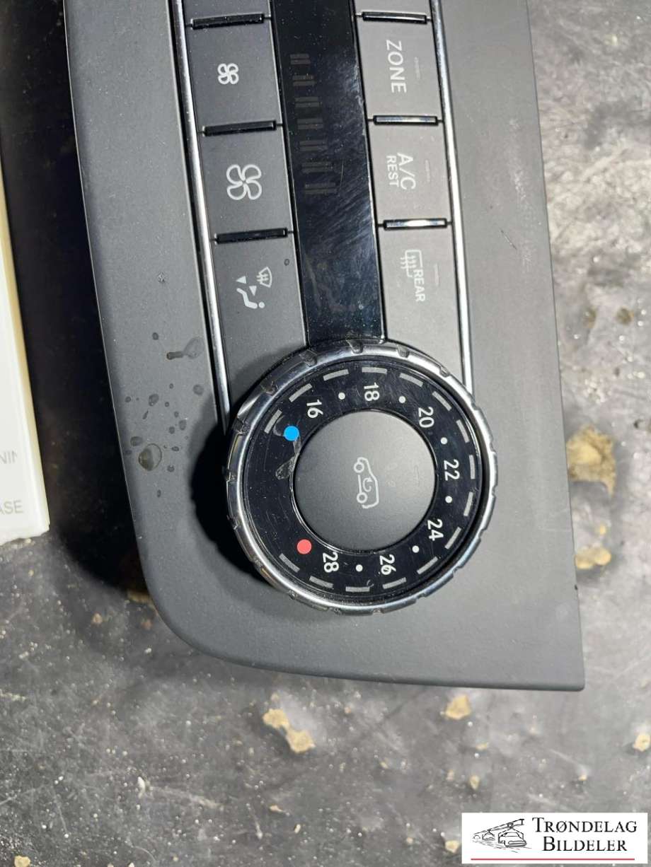 Varmeapparat betjening til Mercedes ML 2011-2015 (Fase 1) (W166) (W166) (A 166 900 17 04|A 166 900 81 03|)