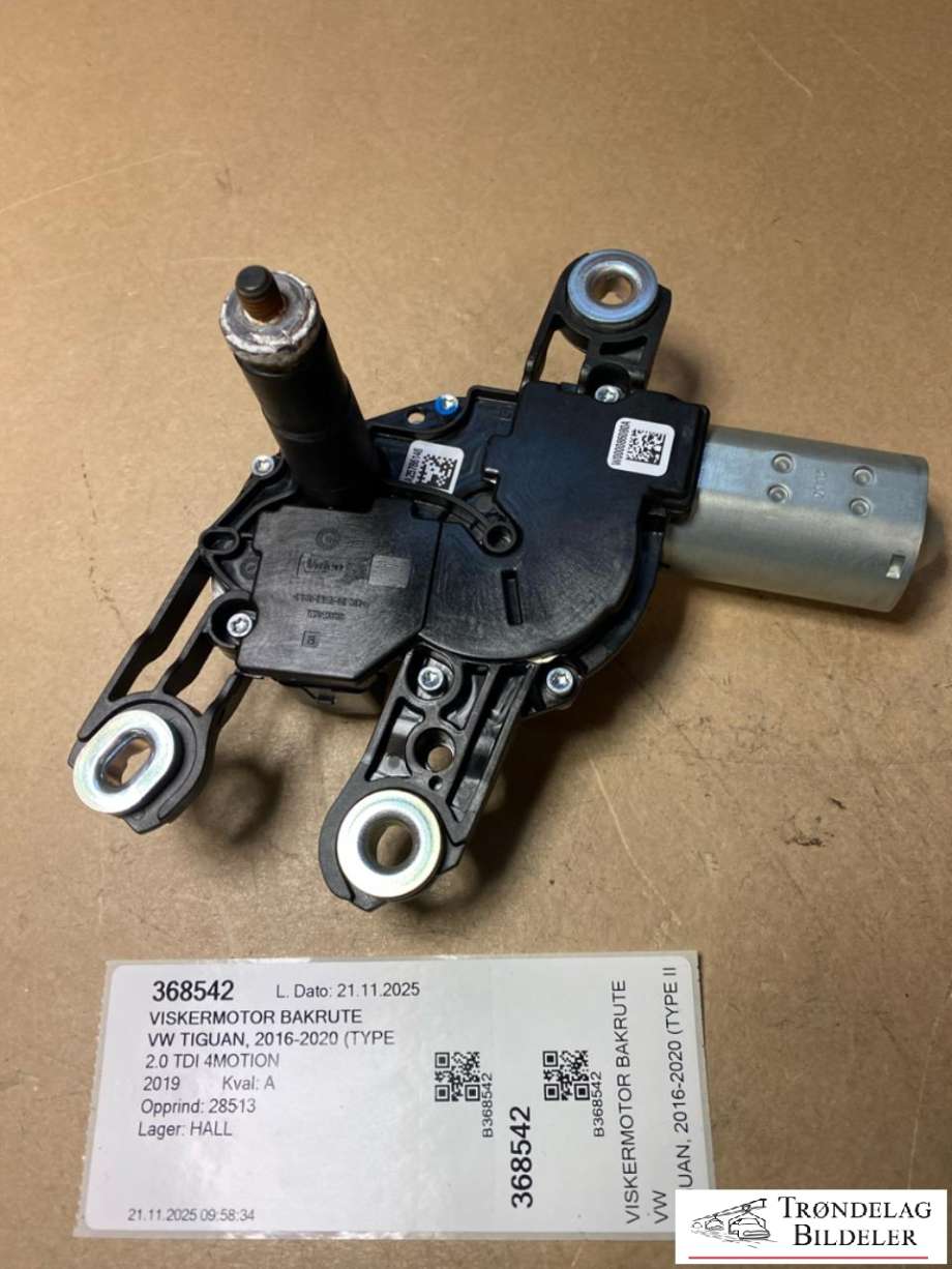 Viskermotor bakrute til VW Tiguan 2016-2020 (Type II, Fase 1)  (5G0955711A|5G0955711C|1S6955711A|5G0 955 711 D|1S6955711B)