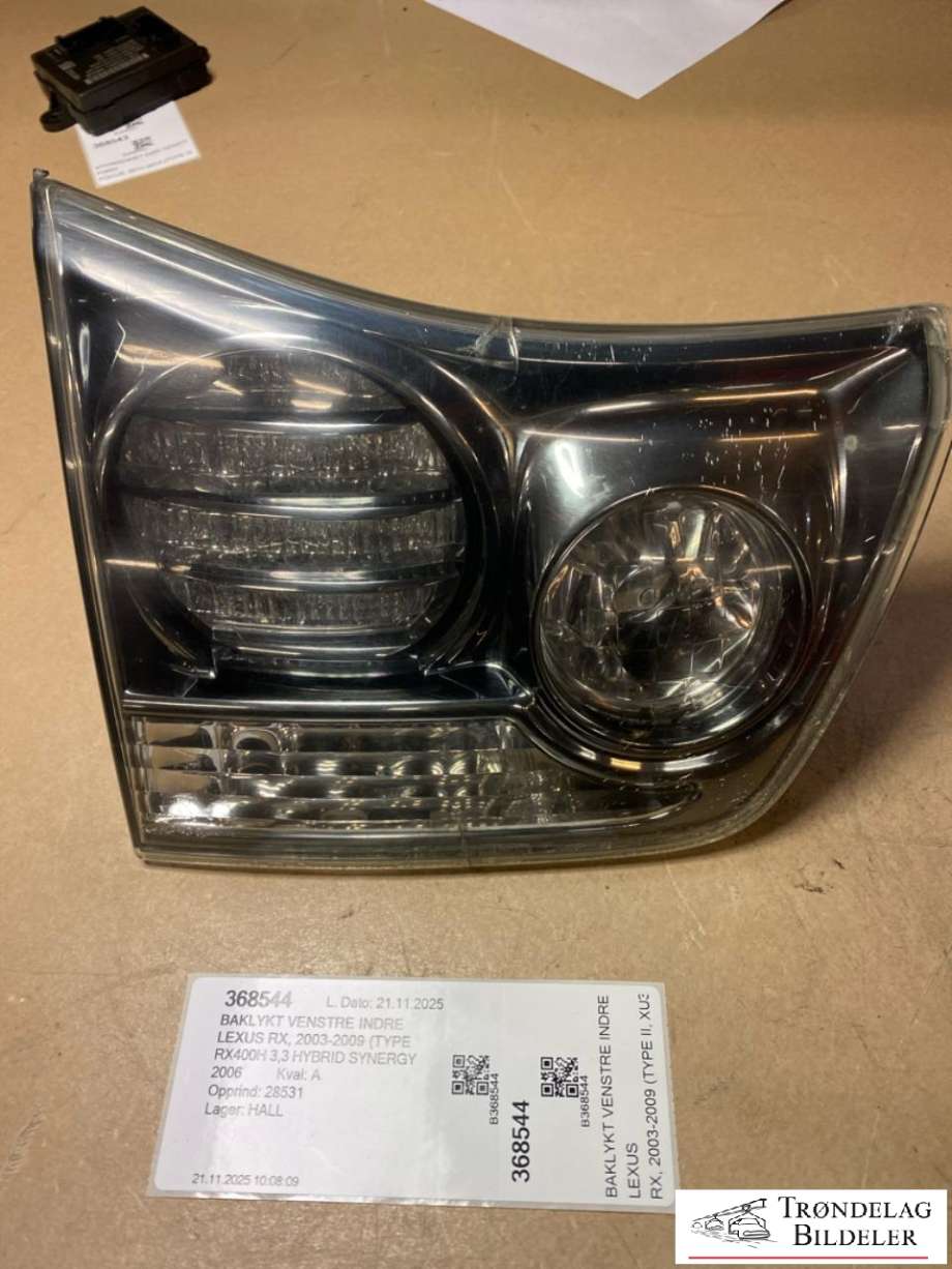 Baklykt venstre indre til Lexus RX, 2003-2009 (Type II) (XU30) (XU30) (8159148060)