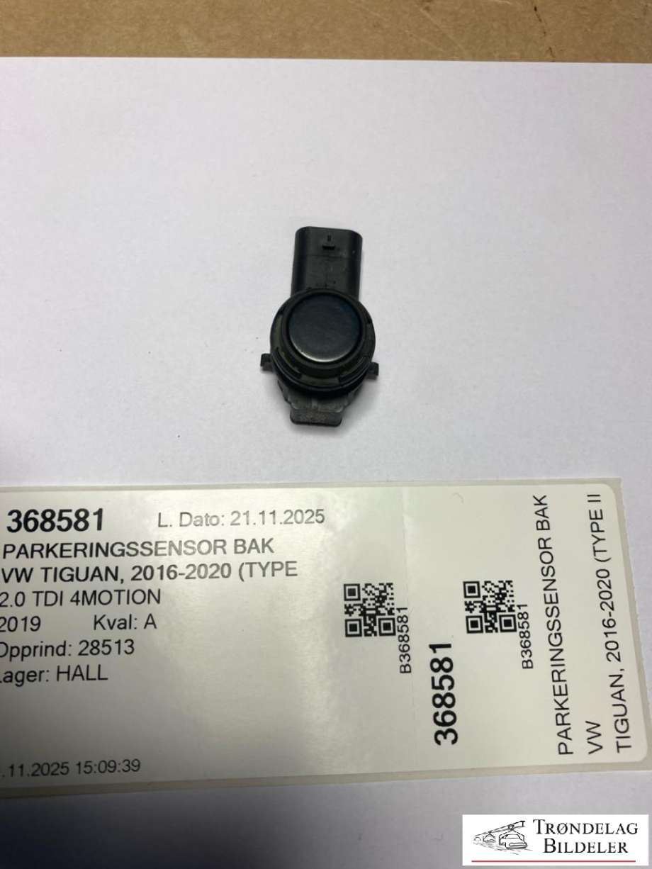 Parkeringssensor bak til VW Tiguan, 2016-2020 (Type II, Fase 1) (3QD919275)