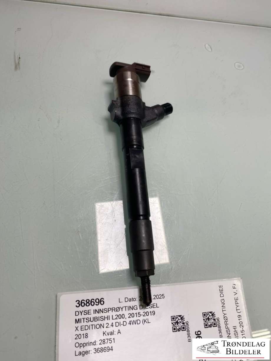 Dyse innsprøyting diesel til Mitsubishi L200, 2015-2019 (Type V, Fase 1) (DENSO|1465A439)