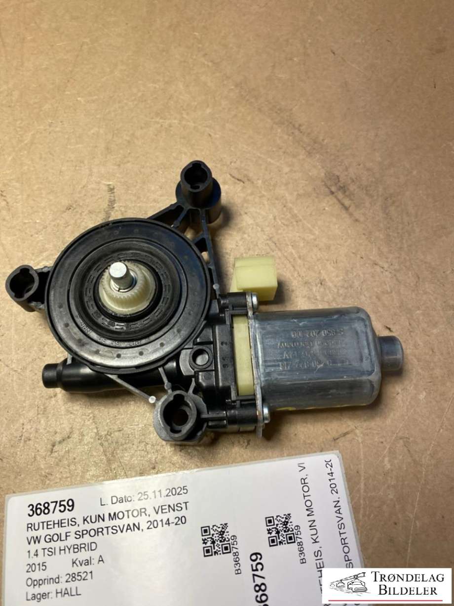 Ruteheis, kun motor, venstre foran til VW Golf Sportsvan 2014-2018  (5Q0959802BQ|)