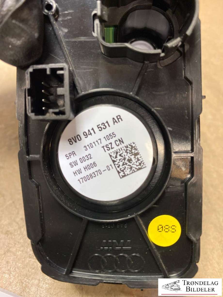 Bryter lys til Audi A3 2016-2020 (Type III, Fase 2)  (8V0941531AR 5PR|)