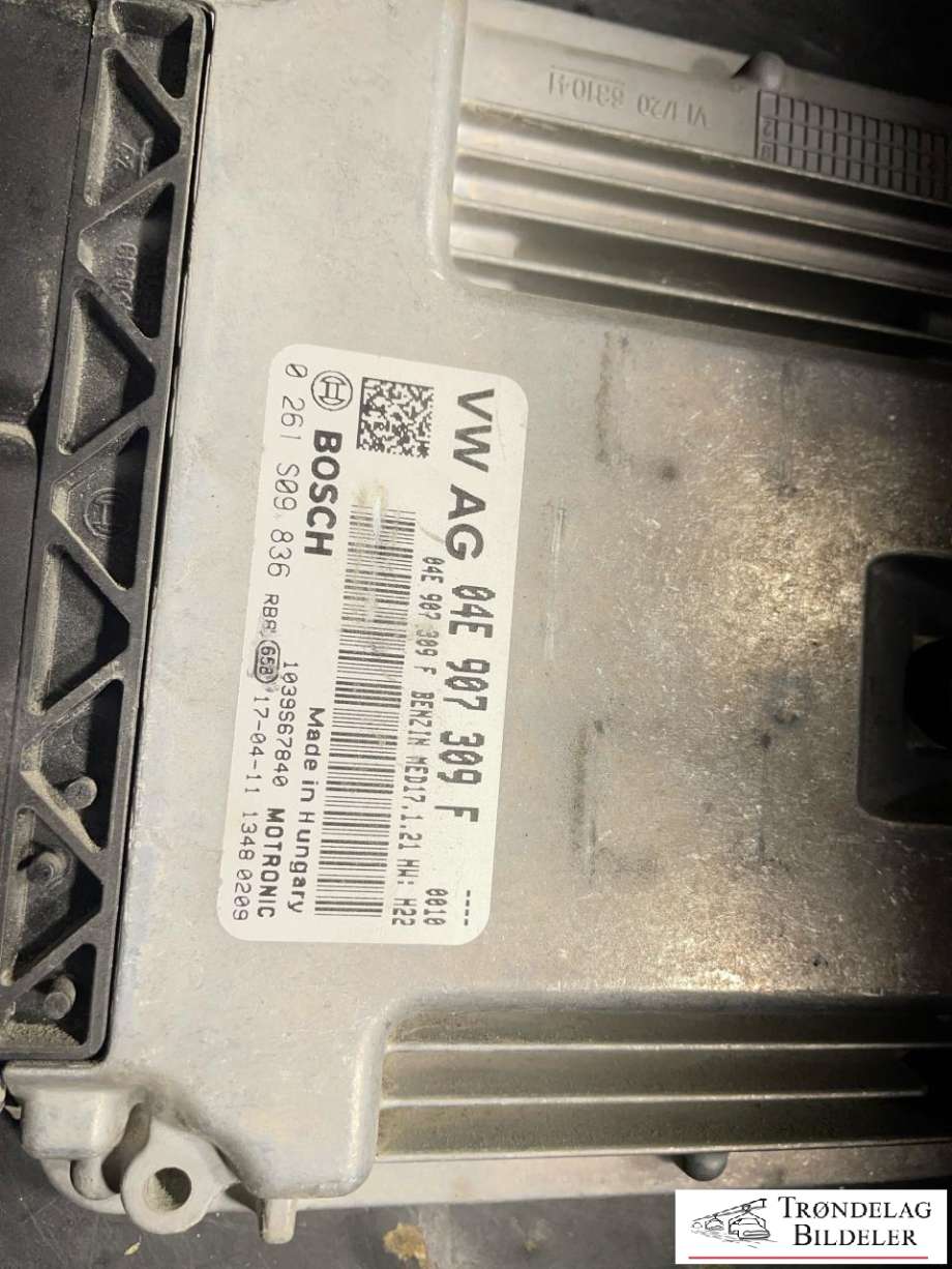 Styreenhet motor til Audi A3 2016-2020 (Type III, Fase 2)  (04E 906 023 AR 8V0|)