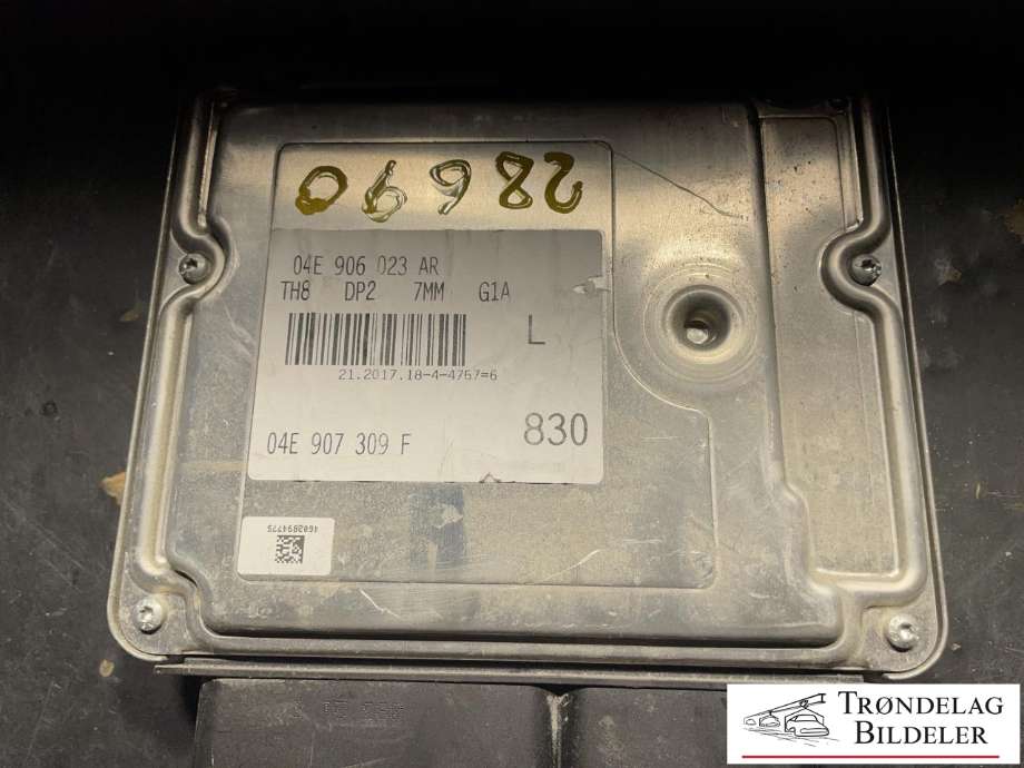 Styreenhet motor til Audi A3 2016-2020 (Type III, Fase 2)  (04E 906 023 AR 8V0|)