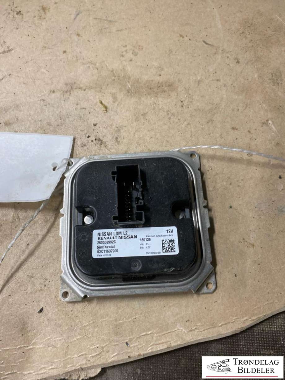 Styreenhet LED til Nissan Leaf, 2018-->> (Type II)  (260558992C)
