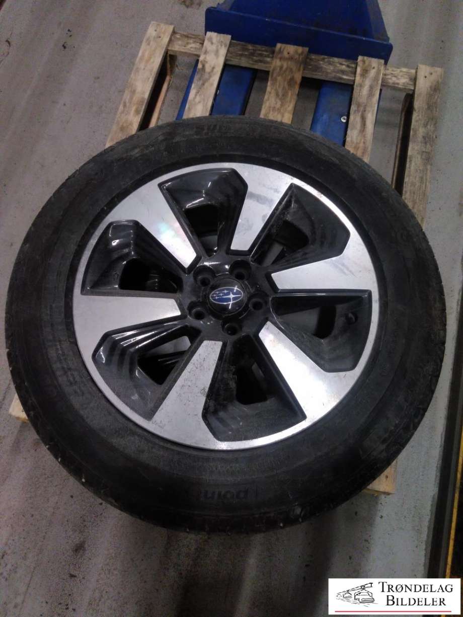 Hjulsett aluminium sommer til Subaru Forester 2013-2019 (Type IV)  (POINT S|225/60R17| 7X17| 5X110| ET 47| CB 56.1MM|8-9MM MØNSTER|PROD 42/2023)