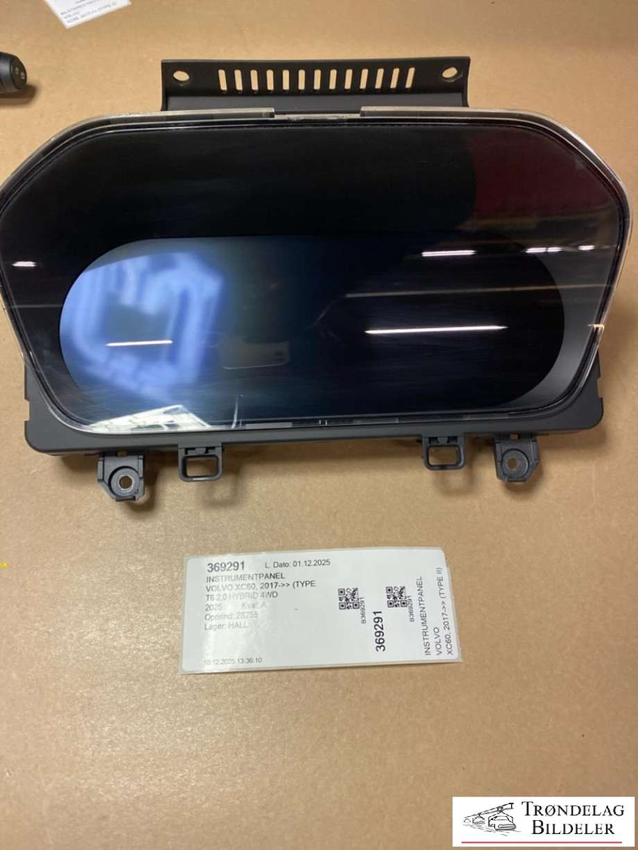 Instrumentpanel til Volvo XC60, 2017-->> (Type II)  (36003943)