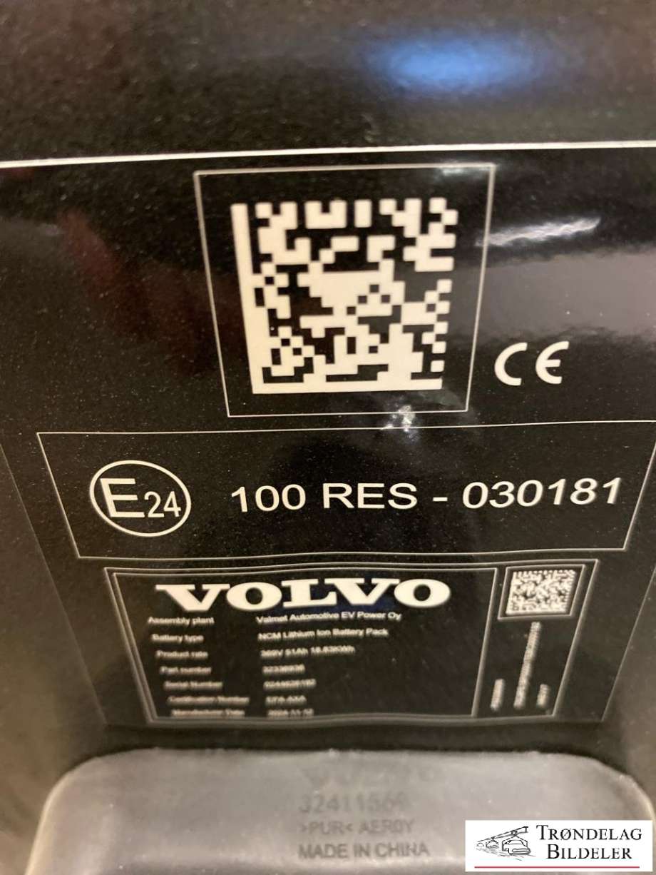Batteripakke hybrid til Volvo XC60 2017-->> (Type II)  (36010922|32336936|)