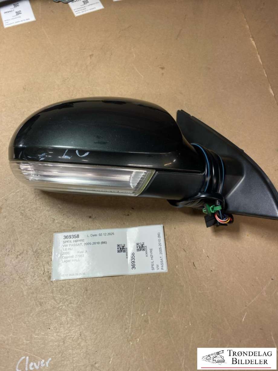 Speil høyre til VW Passat 2005-2010 (B6) (B6) (3C0857934|)