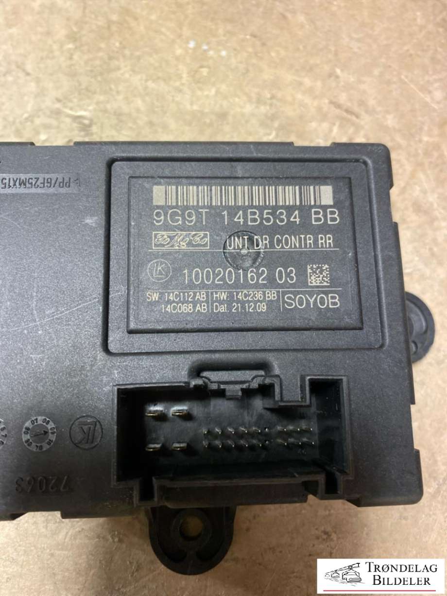 Styreenhet dør høyre bak til Volvo XC60 2008-2013 (Type I, Fase 1) (9G9T14B534BB|)
