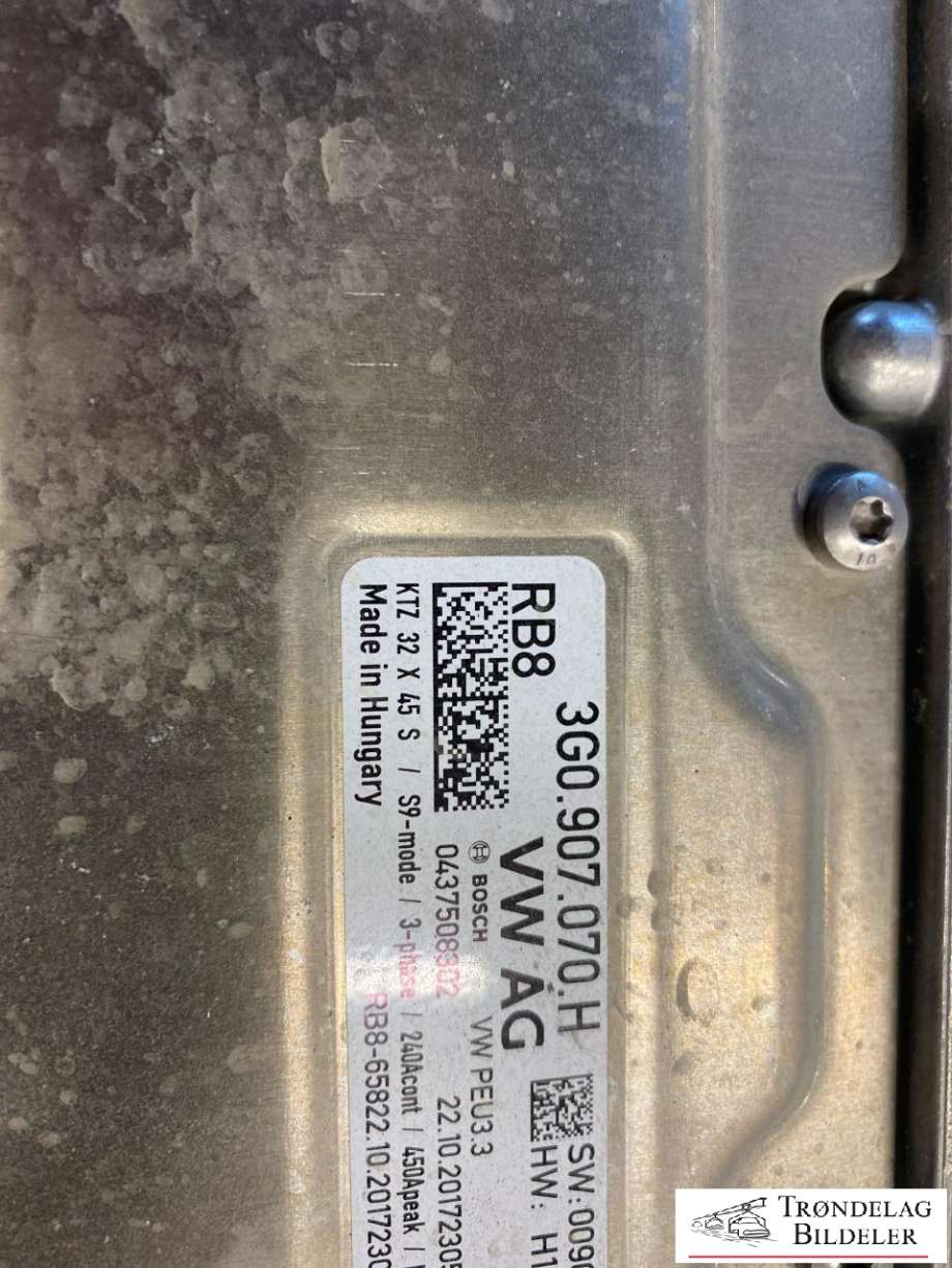 Inverter hybrid til Škoda Superb 2015-->> (Type III)  (BOSCH|3G0 907 070 H|3G0 907 070 J|)