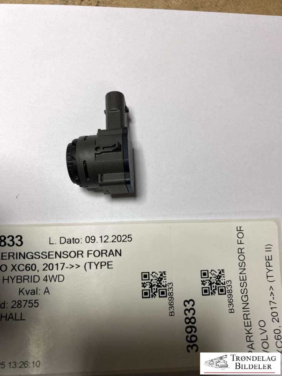 Parkeringssensor foran til Volvo XC60 2017-->> (Type II)  (39796421|)