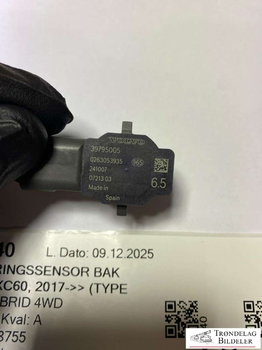 Parkeringssensor bak til Volvo XC60 2017-->> (Type II)  (39795005|)