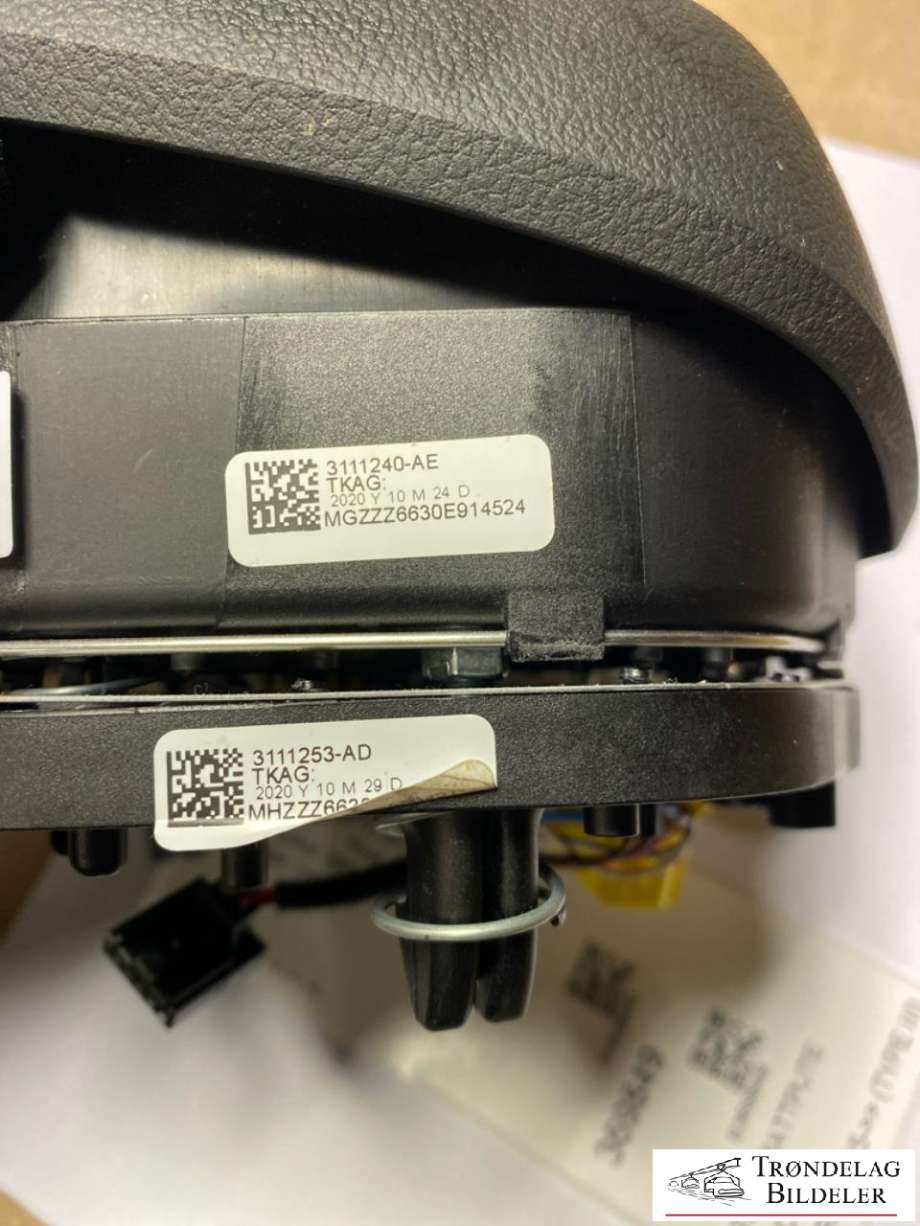 Airbag rattpute til Škoda Superb 2015-->> (Type III)  (3V0 880 201 AM|6VA 880 201 F|)