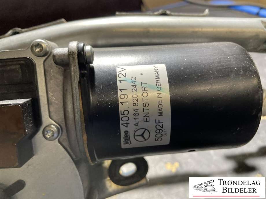 Viskermotor frontrute komplett m/overføring til Mercedes ML 2011-2015 (Fase 1) (W166) (W166) (A 166 820 02 41|A 166 820 49 00|)