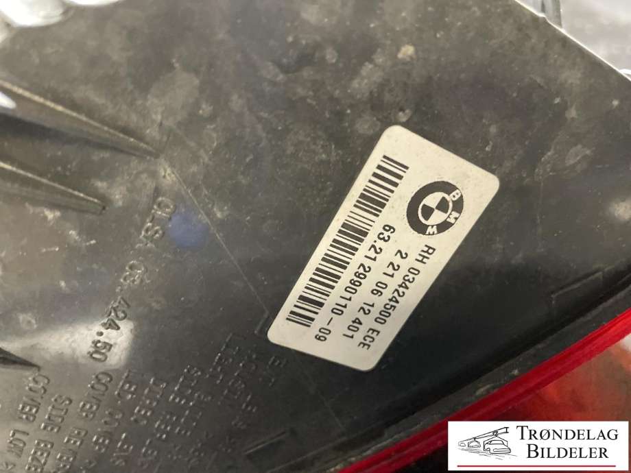 Baklykt høyre ytre til BMW X1 2009-2015 (E84) (E84) (63212990110|)