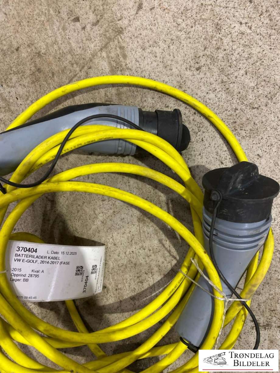 Batterilader kabel til VW e-Golf 2014-2017 (Fase 1)  (LADEBOKS TYPE 2|TYPE 2|LADESTASJON|)