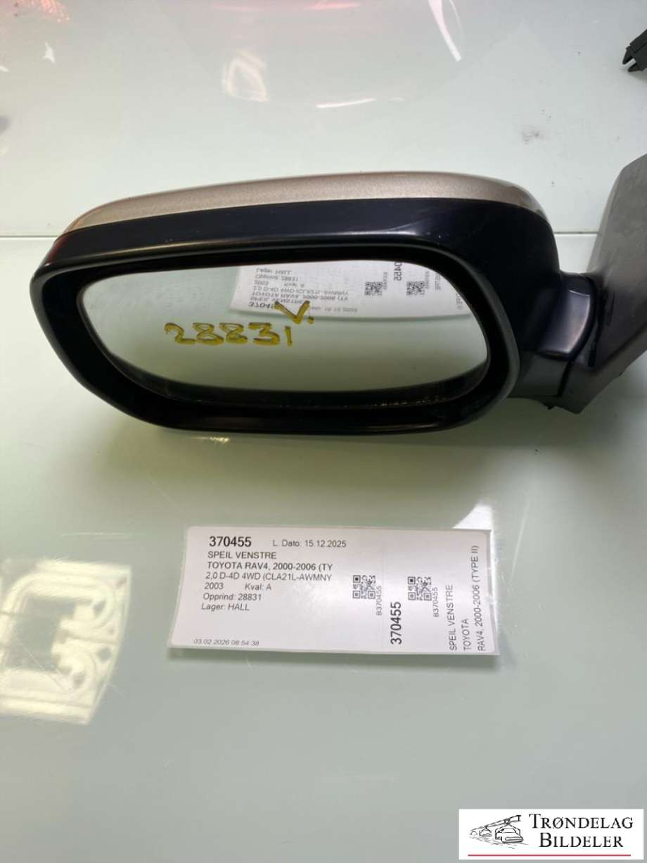 Speil venstre til Toyota RAV4 2000-2006 (Type II) (8794042560|)