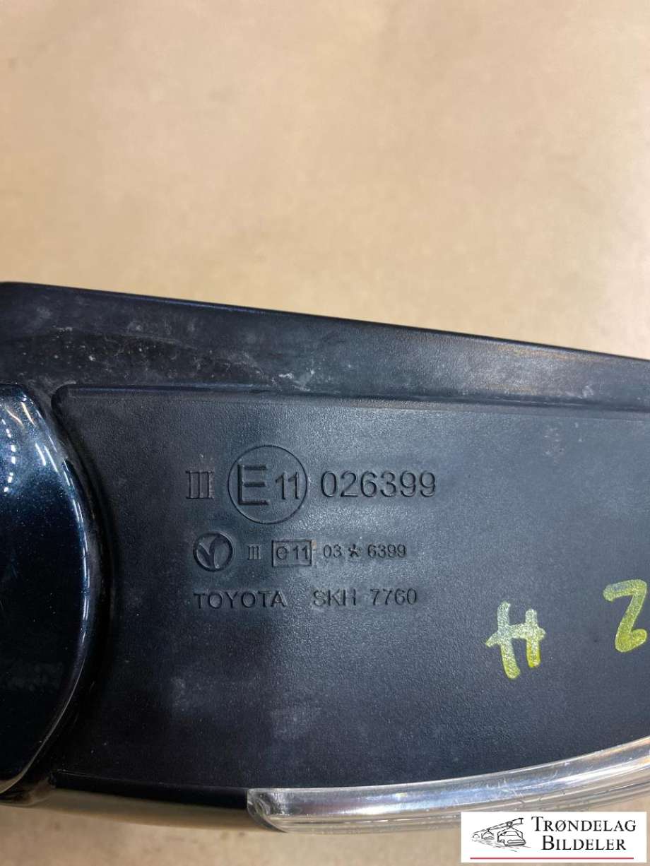Speil høyre til Toyota Avensis 2009-2015 (Type III, Fase 1)  (8793105400|)