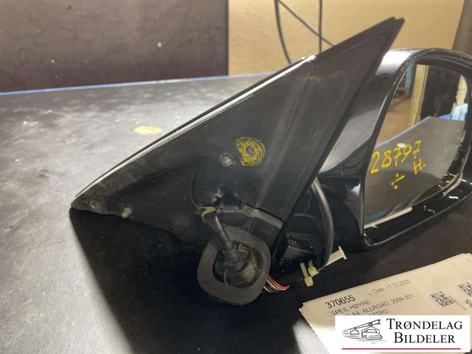 Speil høyre til Audi A4, Allroad 2009-2016 (Type I) (B8) (B8) (8K1857410E 01C|4F0857536AE|6-KABLER)