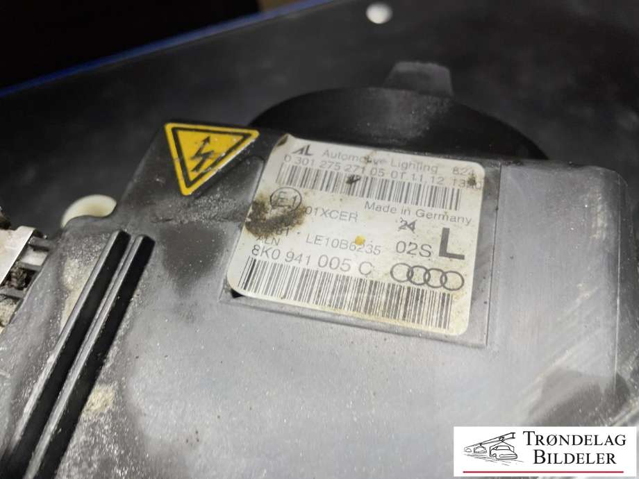 Frontlykt venstre xenon til Audi A4, Allroad 2009-2016 (Type I) (B8) (B8) (8K0 941 043 C|8K0 941 043 F|)