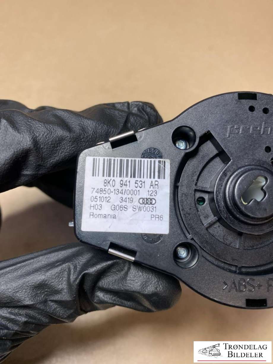 Bryter lys til Audi A4, Allroad 2009-2016 (Type I) (B8) (B8) (8K0941531AR|)
