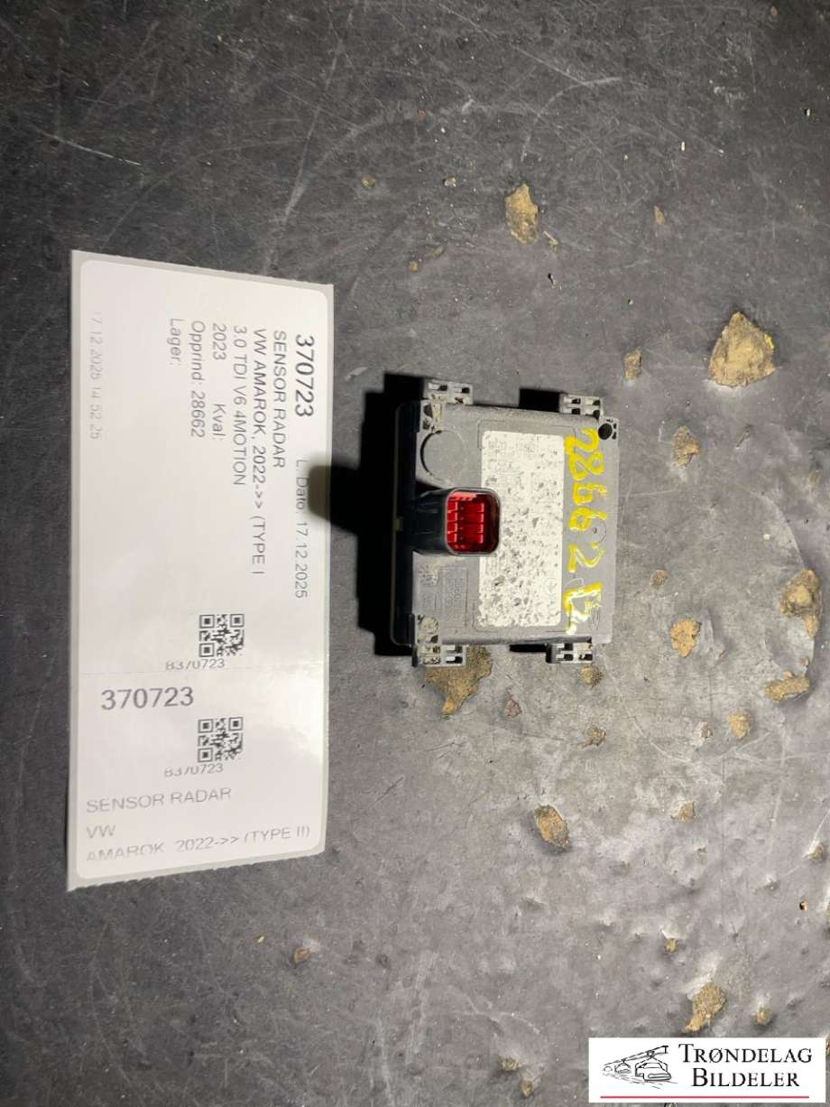 Sensor radar til VW Amarok 2022-->> (Type II) (2HJ 907 572 A|)